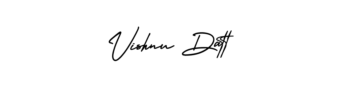 It looks lik you need a new signature style for name Vishnu Datt. Design unique handwritten (AmerikaSignatureDemo-Regular) signature with our free signature maker in just a few clicks. Vishnu Datt signature style 3 images and pictures png