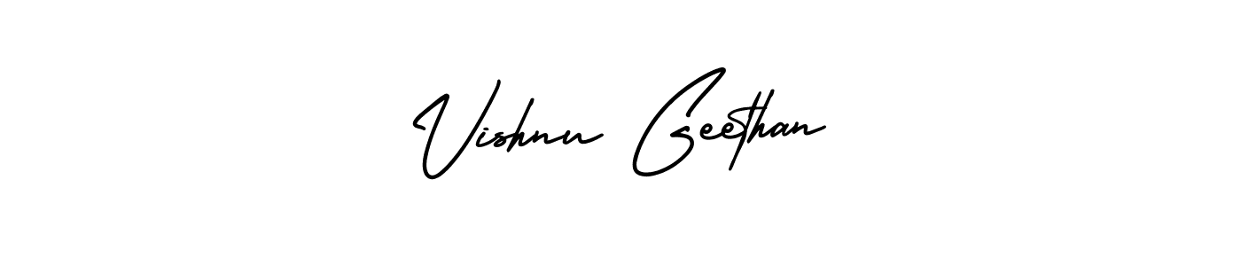 Check out images of Autograph of Vishnu Geethan name. Actor Vishnu Geethan Signature Style. AmerikaSignatureDemo-Regular is a professional sign style online. Vishnu Geethan signature style 3 images and pictures png