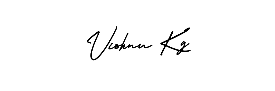 Similarly AmerikaSignatureDemo-Regular is the best handwritten signature design. Signature creator online .You can use it as an online autograph creator for name Vishnu Kg. Vishnu Kg signature style 3 images and pictures png