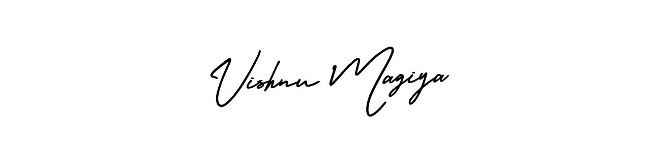 Check out images of Autograph of Vishnu Magiya name. Actor Vishnu Magiya Signature Style. AmerikaSignatureDemo-Regular is a professional sign style online. Vishnu Magiya signature style 3 images and pictures png