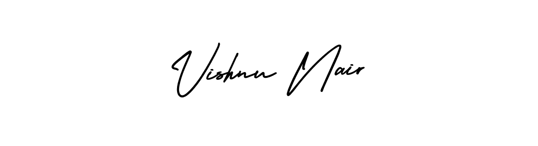 How to Draw Vishnu Nair signature style? AmerikaSignatureDemo-Regular is a latest design signature styles for name Vishnu Nair. Vishnu Nair signature style 3 images and pictures png