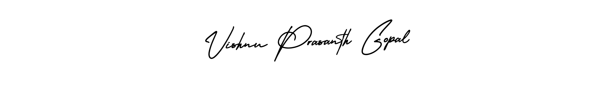 Also You can easily find your signature by using the search form. We will create Vishnu Prasanth Gopal name handwritten signature images for you free of cost using AmerikaSignatureDemo-Regular sign style. Vishnu Prasanth Gopal signature style 3 images and pictures png