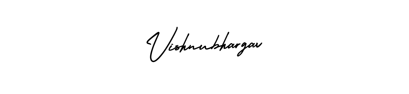 Vishnubhargav stylish signature style. Best Handwritten Sign (AmerikaSignatureDemo-Regular) for my name. Handwritten Signature Collection Ideas for my name Vishnubhargav. Vishnubhargav signature style 3 images and pictures png
