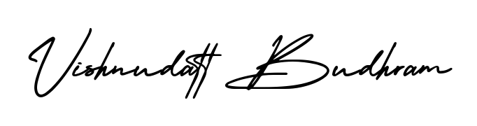 Looking for the ultimate eSignature for Vishnudatt Budhram? Explore AmerikaSignatureDemo-Regular font collection and download transparent PNGs in seconds. Vishnudatt Budhram signature style 3 images and pictures png