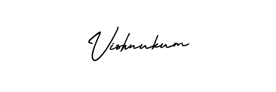 Create a beautiful signature design for name Vishnukum. With this signature (AmerikaSignatureDemo-Regular) fonts, you can make a handwritten signature for free. Vishnukum signature style 3 images and pictures png