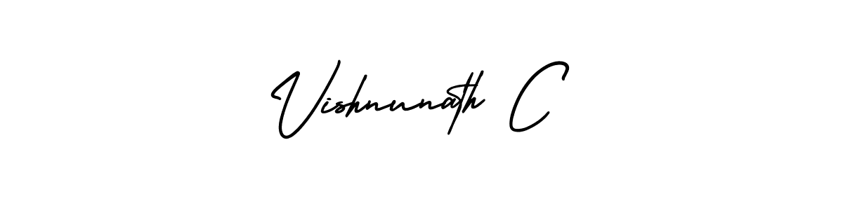 Best and Professional Signature Style for Vishnunath C. AmerikaSignatureDemo-Regular Best Signature Style Collection. Vishnunath C signature style 3 images and pictures png