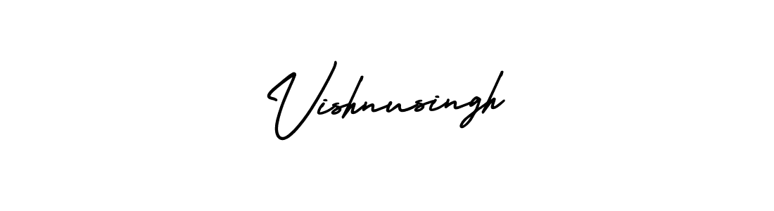 Best and Professional Signature Style for Vishnusingh. AmerikaSignatureDemo-Regular Best Signature Style Collection. Vishnusingh signature style 3 images and pictures png