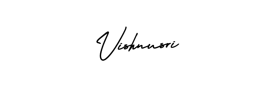 Create a beautiful signature design for name Vishnusri. With this signature (AmerikaSignatureDemo-Regular) fonts, you can make a handwritten signature for free. Vishnusri signature style 3 images and pictures png