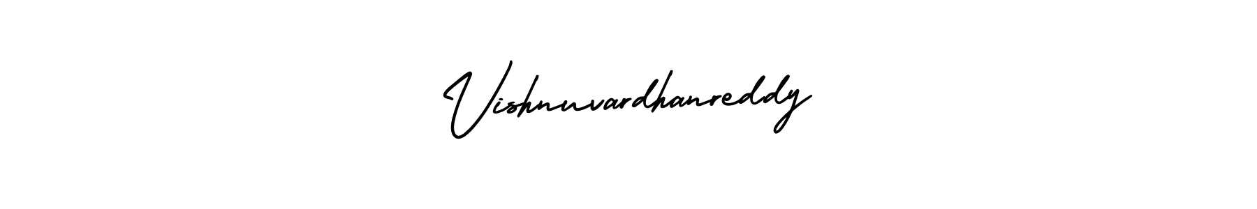 How to make Vishnuvardhanreddy signature? AmerikaSignatureDemo-Regular is a professional autograph style. Create handwritten signature for Vishnuvardhanreddy name. Vishnuvardhanreddy signature style 3 images and pictures png