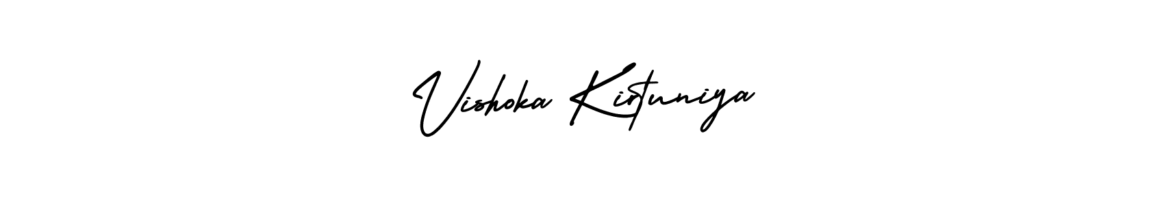 Once you've used our free online signature maker to create your best signature AmerikaSignatureDemo-Regular style, it's time to enjoy all of the benefits that Vishoka Kirtuniya name signing documents. Vishoka Kirtuniya signature style 3 images and pictures png
