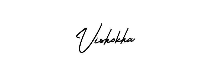 Also You can easily find your signature by using the search form. We will create Vishokha name handwritten signature images for you free of cost using AmerikaSignatureDemo-Regular sign style. Vishokha signature style 3 images and pictures png