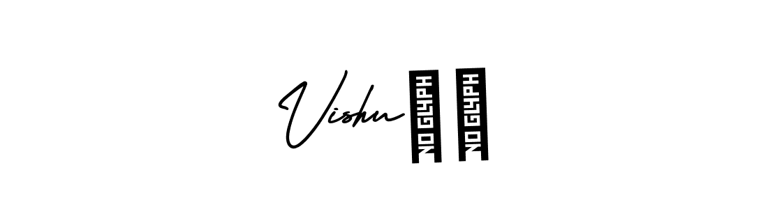 You can use this online signature creator to create a handwritten signature for the name Vishu❤️. This is the best online autograph maker. Vishu❤️ signature style 3 images and pictures png