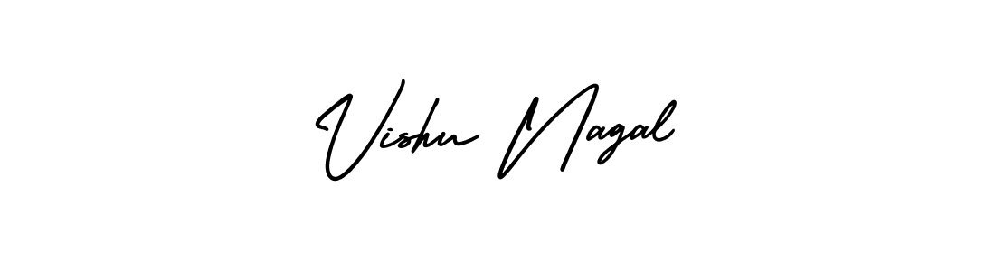This is the best signature style for the Vishu Nagal name. Also you like these signature font (AmerikaSignatureDemo-Regular). Mix name signature. Vishu Nagal signature style 3 images and pictures png