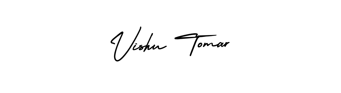 Check out images of Autograph of Vishu Tomar name. Actor Vishu Tomar Signature Style. AmerikaSignatureDemo-Regular is a professional sign style online. Vishu Tomar signature style 3 images and pictures png