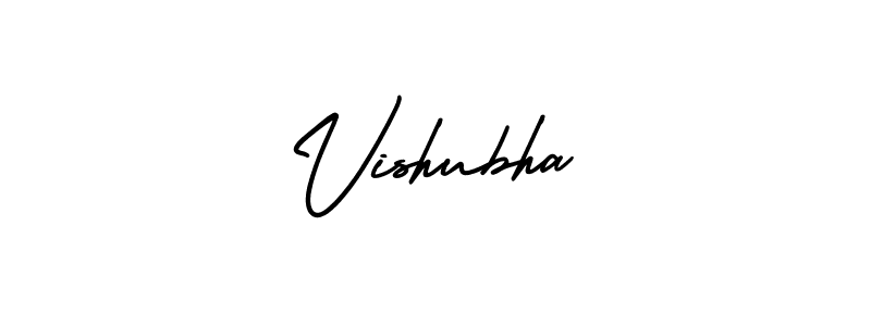 Make a beautiful signature design for name Vishubha. Use this online signature maker to create a handwritten signature for free. Vishubha signature style 3 images and pictures png