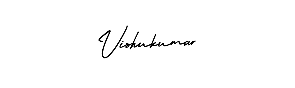 Design your own signature with our free online signature maker. With this signature software, you can create a handwritten (AmerikaSignatureDemo-Regular) signature for name Vishukumar. Vishukumar signature style 3 images and pictures png