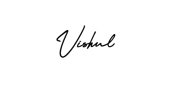 AmerikaSignatureDemo-Regular is a professional signature style that is perfect for those who want to add a touch of class to their signature. It is also a great choice for those who want to make their signature more unique. Get Vishul name to fancy signature for free. Vishul signature style 3 images and pictures png