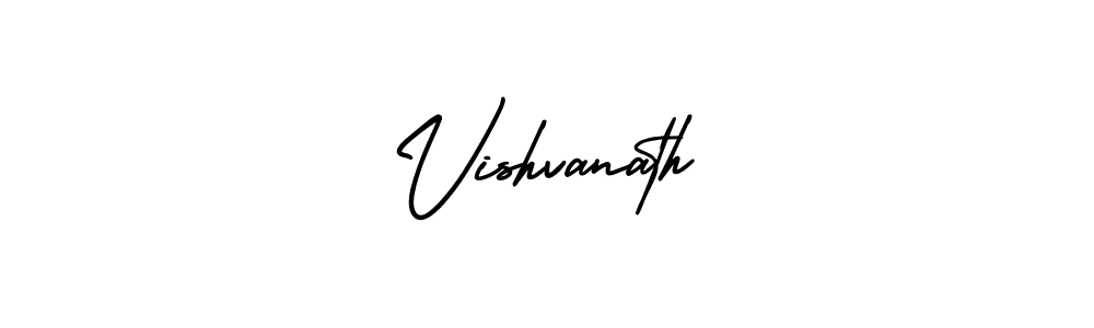 Make a beautiful signature design for name Vishvanath. With this signature (AmerikaSignatureDemo-Regular) style, you can create a handwritten signature for free. Vishvanath signature style 3 images and pictures png