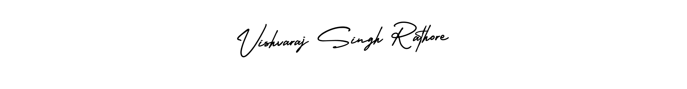 It looks lik you need a new signature style for name Vishvaraj Singh Rathore. Design unique handwritten (AmerikaSignatureDemo-Regular) signature with our free signature maker in just a few clicks. Vishvaraj Singh Rathore signature style 3 images and pictures png