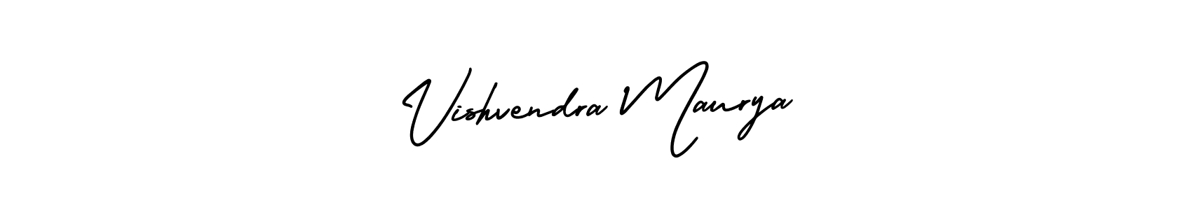 How to make Vishvendra Maurya signature? AmerikaSignatureDemo-Regular is a professional autograph style. Create handwritten signature for Vishvendra Maurya name. Vishvendra Maurya signature style 3 images and pictures png