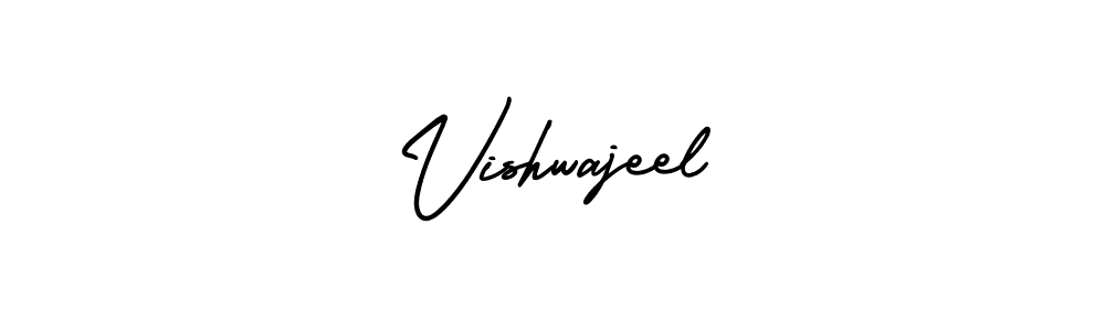 AmerikaSignatureDemo-Regular is a professional signature style that is perfect for those who want to add a touch of class to their signature. It is also a great choice for those who want to make their signature more unique. Get Vishwajeel name to fancy signature for free. Vishwajeel signature style 3 images and pictures png