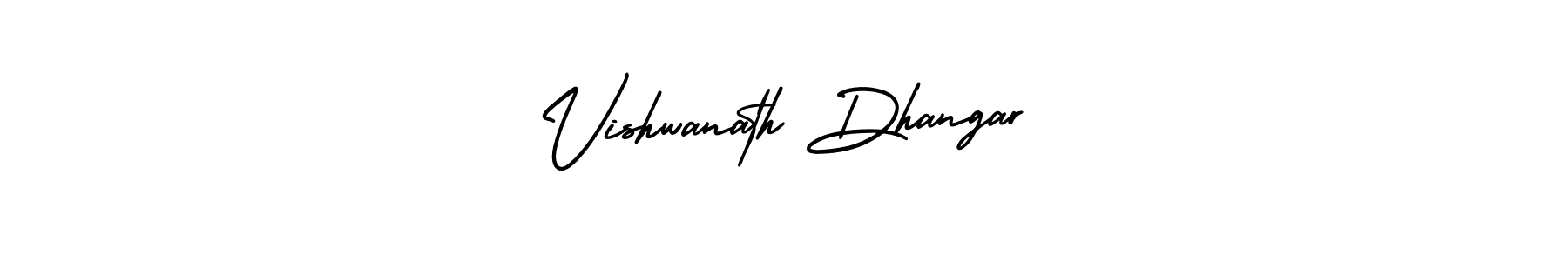 Also You can easily find your signature by using the search form. We will create Vishwanath Dhangar name handwritten signature images for you free of cost using AmerikaSignatureDemo-Regular sign style. Vishwanath Dhangar signature style 3 images and pictures png