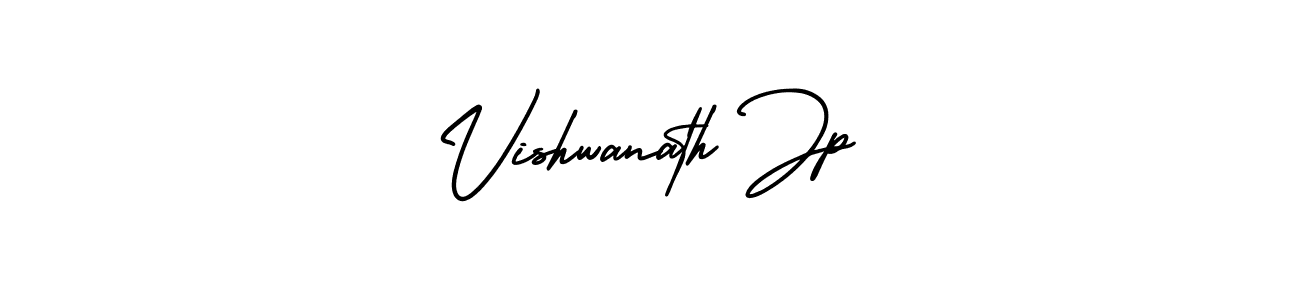 It looks lik you need a new signature style for name Vishwanath Jp. Design unique handwritten (AmerikaSignatureDemo-Regular) signature with our free signature maker in just a few clicks. Vishwanath Jp signature style 3 images and pictures png