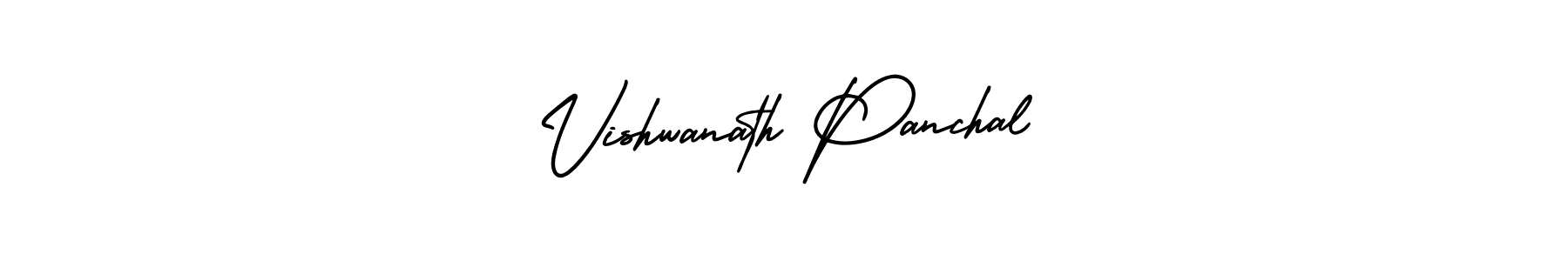 Vishwanath Panchal stylish signature style. Best Handwritten Sign (AmerikaSignatureDemo-Regular) for my name. Handwritten Signature Collection Ideas for my name Vishwanath Panchal. Vishwanath Panchal signature style 3 images and pictures png