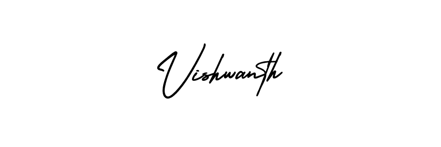 This is the best signature style for the Vishwanth name. Also you like these signature font (AmerikaSignatureDemo-Regular). Mix name signature. Vishwanth signature style 3 images and pictures png