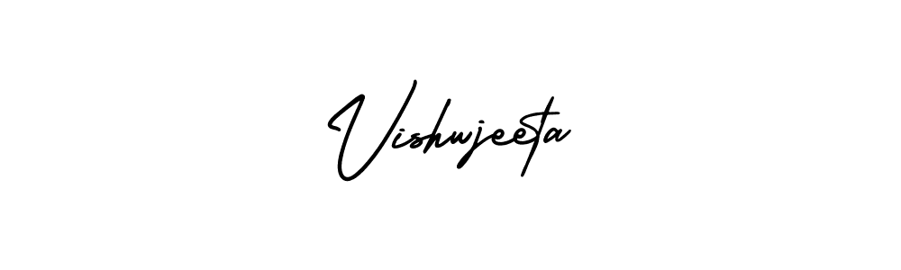 Similarly AmerikaSignatureDemo-Regular is the best handwritten signature design. Signature creator online .You can use it as an online autograph creator for name Vishwjeeta. Vishwjeeta signature style 3 images and pictures png
