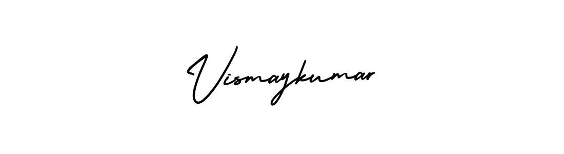 AmerikaSignatureDemo-Regular is a professional signature style that is perfect for those who want to add a touch of class to their signature. It is also a great choice for those who want to make their signature more unique. Get Vismaykumar name to fancy signature for free. Vismaykumar signature style 3 images and pictures png