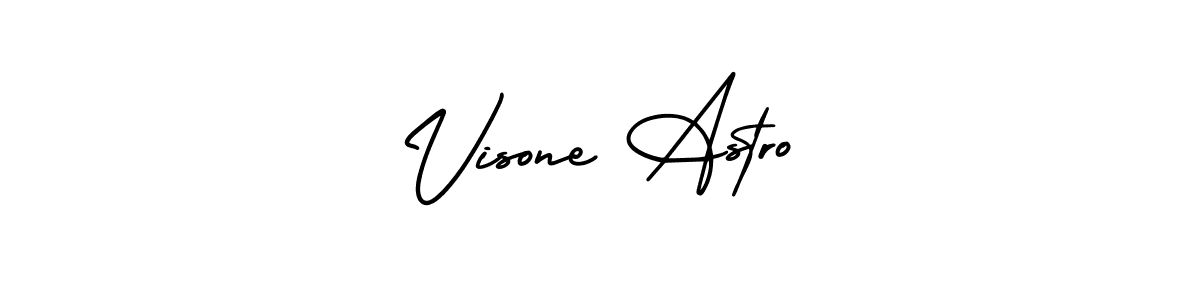 The best way (AmerikaSignatureDemo-Regular) to make a short signature is to pick only two or three words in your name. The name Visone Astro include a total of six letters. For converting this name. Visone Astro signature style 3 images and pictures png