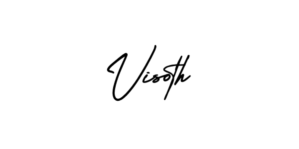 Make a beautiful signature design for name Visoth. Use this online signature maker to create a handwritten signature for free. Visoth signature style 3 images and pictures png