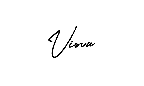 Make a beautiful signature design for name Visva. Use this online signature maker to create a handwritten signature for free. Visva signature style 3 images and pictures png