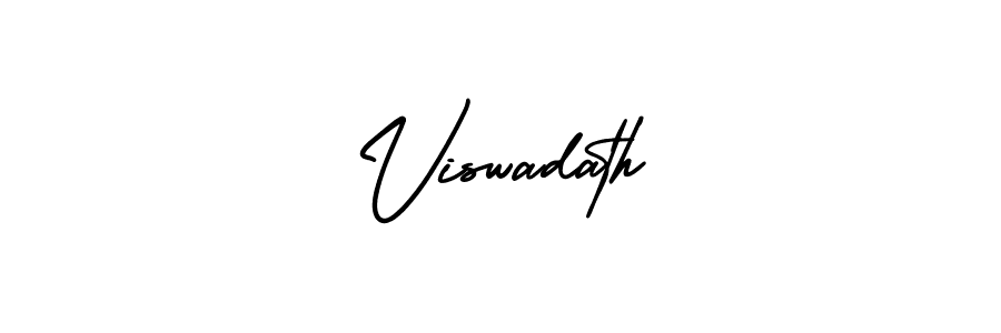 Create a beautiful signature design for name Viswadath. With this signature (AmerikaSignatureDemo-Regular) fonts, you can make a handwritten signature for free. Viswadath signature style 3 images and pictures png