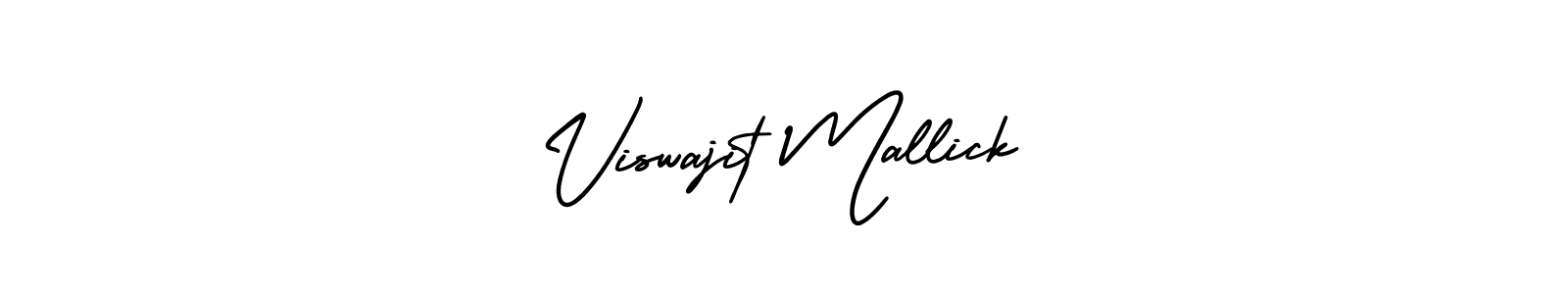 How to Draw Viswajit Mallick signature style? AmerikaSignatureDemo-Regular is a latest design signature styles for name Viswajit Mallick. Viswajit Mallick signature style 3 images and pictures png