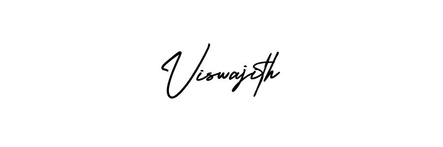 Viswajith stylish signature style. Best Handwritten Sign (AmerikaSignatureDemo-Regular) for my name. Handwritten Signature Collection Ideas for my name Viswajith. Viswajith signature style 3 images and pictures png