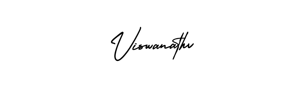 Design your own signature with our free online signature maker. With this signature software, you can create a handwritten (AmerikaSignatureDemo-Regular) signature for name Viswanathv. Viswanathv signature style 3 images and pictures png