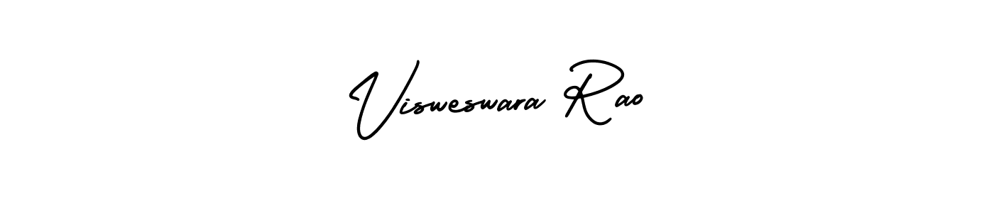 AmerikaSignatureDemo-Regular is a professional signature style that is perfect for those who want to add a touch of class to their signature. It is also a great choice for those who want to make their signature more unique. Get Visweswara Rao name to fancy signature for free. Visweswara Rao signature style 3 images and pictures png