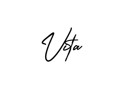 Also You can easily find your signature by using the search form. We will create Vita name handwritten signature images for you free of cost using AmerikaSignatureDemo-Regular sign style. Vita signature style 3 images and pictures png