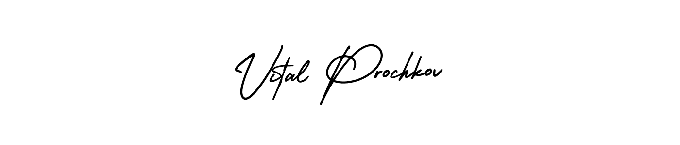 Make a beautiful signature design for name Vital Prochkov. With this signature (AmerikaSignatureDemo-Regular) style, you can create a handwritten signature for free. Vital Prochkov signature style 3 images and pictures png