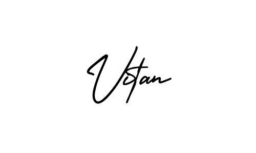 if you are searching for the best signature style for your name Vitan. so please give up your signature search. here we have designed multiple signature styles  using AmerikaSignatureDemo-Regular. Vitan signature style 3 images and pictures png