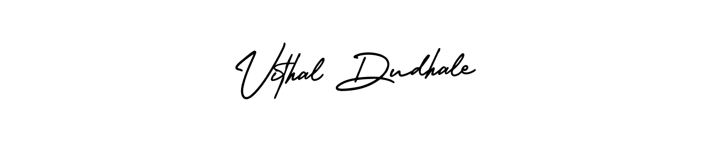 Also You can easily find your signature by using the search form. We will create Vithal Dudhale name handwritten signature images for you free of cost using AmerikaSignatureDemo-Regular sign style. Vithal Dudhale signature style 3 images and pictures png