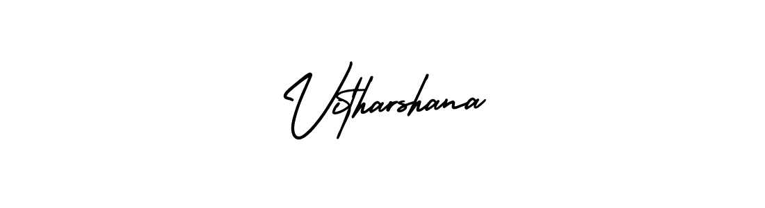 Make a beautiful signature design for name Vitharshana. Use this online signature maker to create a handwritten signature for free. Vitharshana signature style 3 images and pictures png