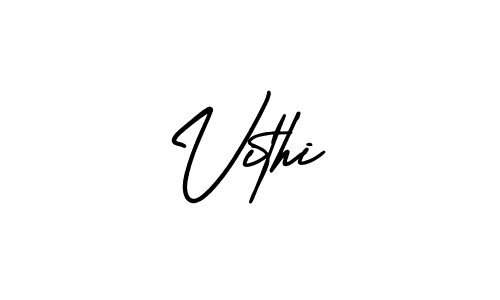 if you are searching for the best signature style for your name Vithi. so please give up your signature search. here we have designed multiple signature styles  using AmerikaSignatureDemo-Regular. Vithi signature style 3 images and pictures png