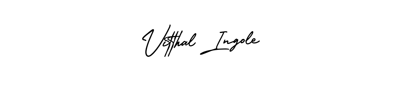 Similarly AmerikaSignatureDemo-Regular is the best handwritten signature design. Signature creator online .You can use it as an online autograph creator for name Vitthal Ingole. Vitthal Ingole signature style 3 images and pictures png