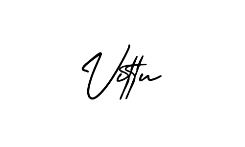 Best and Professional Signature Style for Vittu. AmerikaSignatureDemo-Regular Best Signature Style Collection. Vittu signature style 3 images and pictures png