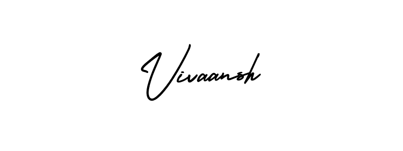 if you are searching for the best signature style for your name Vivaansh. so please give up your signature search. here we have designed multiple signature styles  using AmerikaSignatureDemo-Regular. Vivaansh signature style 3 images and pictures png