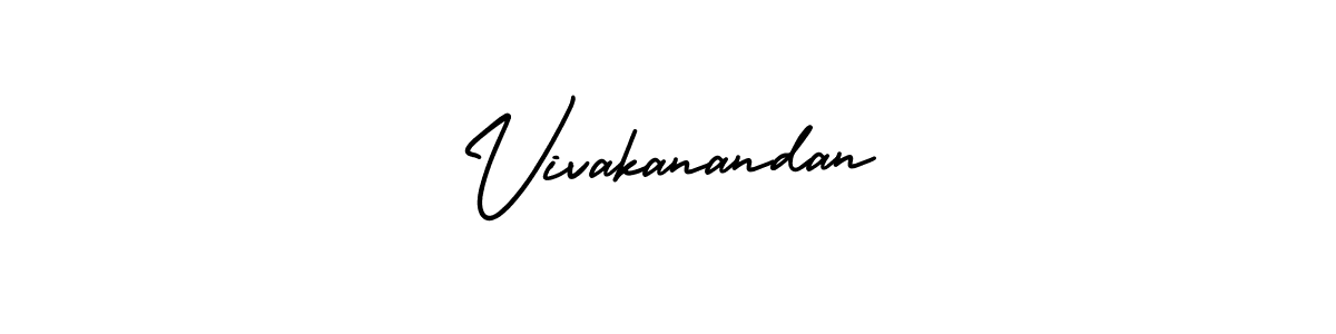 Also we have Vivakanandan name is the best signature style. Create professional handwritten signature collection using AmerikaSignatureDemo-Regular autograph style. Vivakanandan signature style 3 images and pictures png