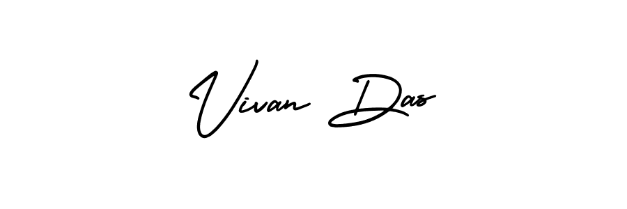 Make a beautiful signature design for name Vivan Das. Use this online signature maker to create a handwritten signature for free. Vivan Das signature style 3 images and pictures png